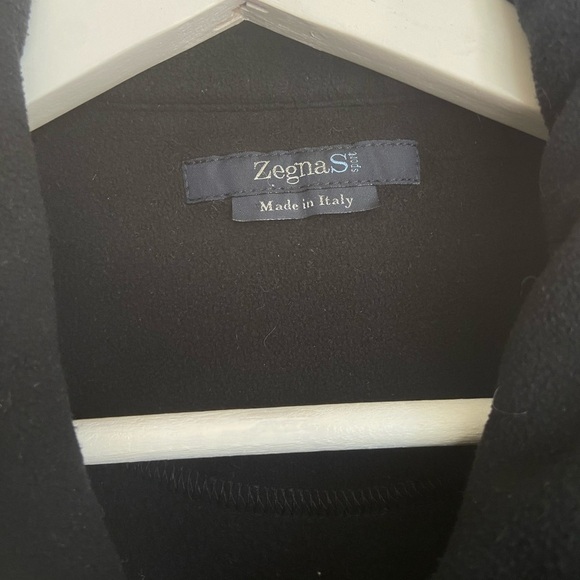 Zegna Sport Navy Blue Zip-up Athletic Jacket made in Italy Size Large - Picture 8 of 12